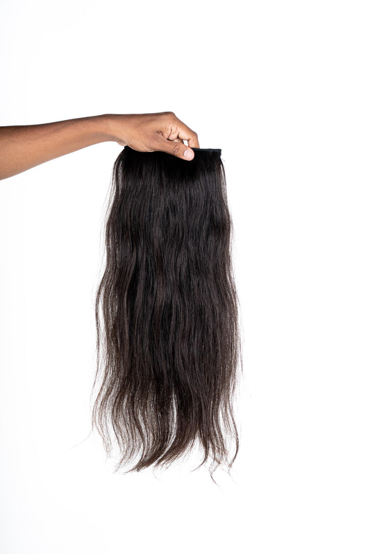 3-Clip Volumizer | 100% Remy Human Hair | Instant Volume & Length