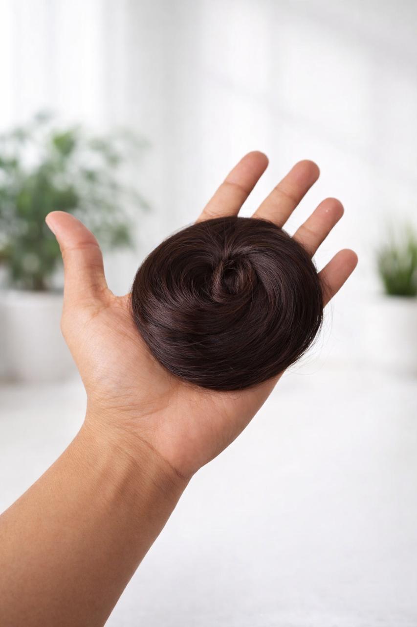 Messy Hair Bun – Effortless Style