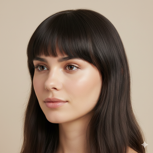 Clip-In Bangs – Natural Look