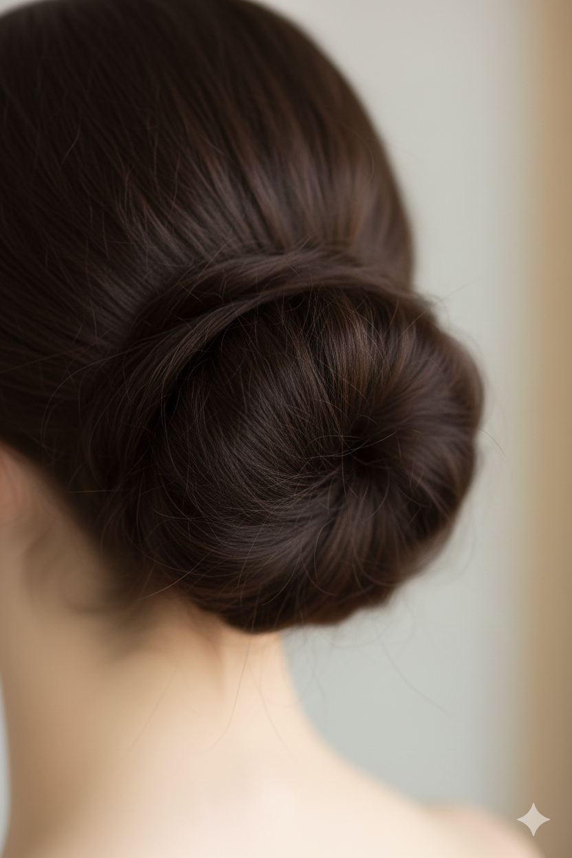 Messy Hair Bun – Effortless Style